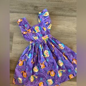 Crisscross back Elsa and Anna Dress. Handmade, great quality